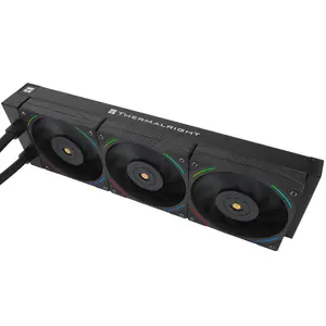 Thermalright Hyper Vision 360 ARGB AIO 360mm Liquid CPU Cooler, 3.95" Magnetic IPS LCD Screen with 480x480 Resolution - Black