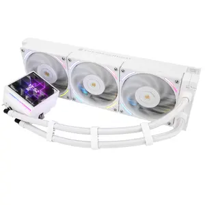 Thermalright Hyper Vision 360 ARGB AIO 360mm Liquid CPU Cooler, 3.95" Magnetic IPS LCD Screen with 480x480 Resolution - White