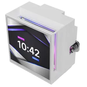 Thermalright Hyper Vision 360 ARGB AIO 360mm Liquid CPU Cooler, 3.95" Magnetic IPS LCD Screen with 480x480 Resolution - White
