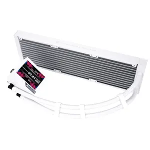 Thermalright Mjolnir Vision 360 WHITE X AIO 360mm Liquid CPU Cooler, 3.5" IPS LCD Screen with Magnet-Absorbent Screen Design - Black