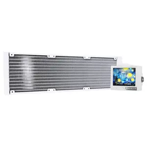 Thermalright Mjolnir Vision 360 WHITE X AIO 360mm Liquid CPU Cooler, 3.5" IPS LCD Screen with Magnet-Absorbent Screen Design - Black