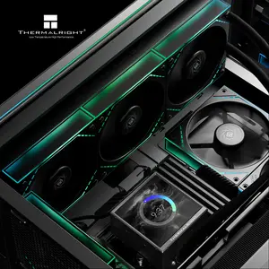 Thermalright Peerless Vision 360 ARGB AIO 360mm Liquid CPU Cooler, 3.95’’IPS LCD Screen with 480x480 Resolution - Black