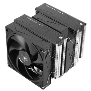 Thermalright Royal Pretor 130 CPU Air Cooler, Dual Towers, 6x Heatpipes, Dual PWM Fans - Black