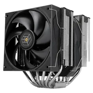 Thermalright Royal Pretor 130 CPU Air Cooler, Dual Towers, 6x Heatpipes, Dual PWM Fans - Black
