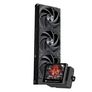 Thermalright Stream Vision 360 AIO 360mm Liquid CPU Cooler, 3.5’’ Square Full Color LCD Display, Magnetic Suction High-Performance Pump