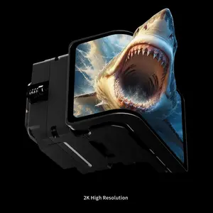 Thermalright Wonder Vision 360 Turbo ARGB AIO 360mm Liquid CPU Cooler, 6.67-inch Magnetic Curved Screen with 2400x1080 Resolution, Upto 6400 RPM Pump & 3000 RPM Fan Speed - Black