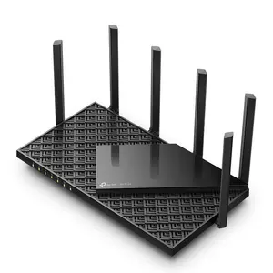 TP-Link Archer AXE75 AXE5400 Tri-Band Gigabit Wi-Fi 6E Router | Wi-Fi 6E, OneMesh, Compatible with Alexa