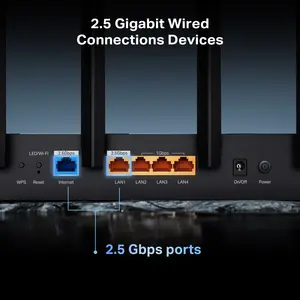 TP-Link Archer BE400 BE6500 Dual-Band Wi-Fi 7 Router | Wi-Fi 7 Multi-Link Operation