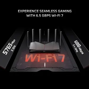 TP-Link Archer GE400 BE6500 Dual-Band Wi-Fi 7 Gaming Router | Up to 6.5 Gbps Wi-Fi 7, 2x 2.5G Ports, Six Antennas