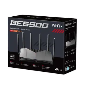 TP-Link Archer GE400 BE6500 Dual-Band Wi-Fi 7 Gaming Router | Up to 6.5 Gbps Wi-Fi 7, 2x 2.5G Ports, Six Antennas