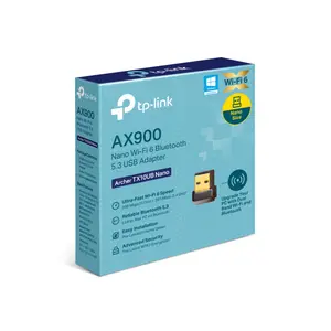 TP-Link Archer TX10UB Nano AX900 Nano Wi-Fi 6 Bluetooth 5.3 USB Adapter