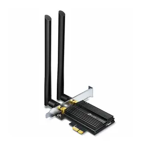 TP-Link Archer TX50E AX3000 Wi-Fi 6 Bluetooth 5.2 PCIe Adapter | 2402 Mbps/5 GHz + 574 Mbps/2.4 GHz, Low Latency, Intel Wi-Fi 6 Chipset