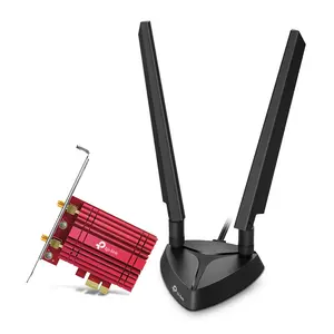 TP-Link Archer TXE75E AXE5400 Wi-Fi 6E Bluetooth 5.3 PCIe Adapter | Tri-Band 2402+2402+574 Mbps, 2x Multi-Directional Antennas, WPA3 Security