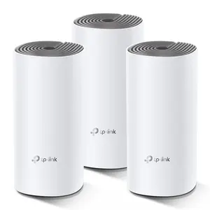 TP-Link Deco E4 AC1200 Whole Home Mesh Wi-Fi System (3-pack) | Up to 100 devices, 2-in-1 Router and Access Point Modes, MU-MIMO