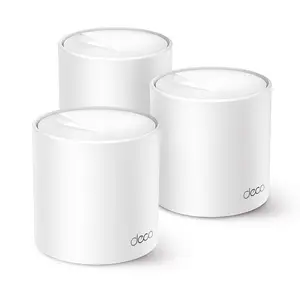 TP-Link Deco X10 AX1500 Whole Home Mesh Wi-Fi 6 System (3-Pack) | Wi-Fi 6 Speeds up to 1,500 Mbps, OFDMA and MU-MIMO Technology