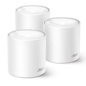TP-Link Deco X50 AX3000 Whole Home Mesh WiFi 6 System (3-Pack) | Up to 3.0 Gbps, Gigabit Ports, Boosted Seamless Coverage