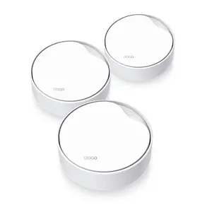 TP-Link Deco X50-PoE AX3000 Whole Home Mesh WiFi 6 System with PoE (3-Pack) | Multi-Gig 2.5 Gbps Wired Network, Multiple Installation Options