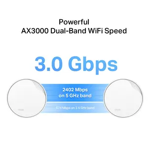 TP-Link Deco X50-PoE AX3000 Whole Home Mesh WiFi 6 System with PoE (3-Pack) | Multi-Gig 2.5 Gbps Wired Network, Multiple Installation Options