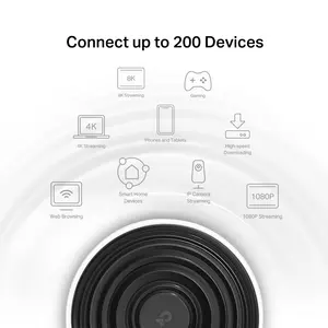 TP-Link Deco XE75 AXE5400 Tri-Band Mesh Wi-Fi 6E System (3-Pack) | Up to 5.4 Gbps Tri-Band Speeds, Up to 7,200 ft Coverage, AI-Driven Mesh, Up to 200 Devices