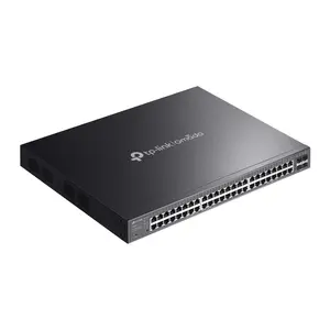TP-Link SG2452LP Omada 52-Port Gigabit Smart Switch with 32-Port PoE+ | 230W Total PoE Budget, Fanless Design, Durable Metal Casing and Rackmountable Design
