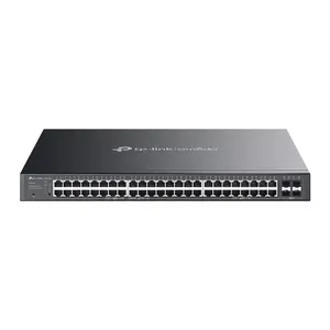 TP-Link SG2452LP Omada 52-Port Gigabit Smart Switch with 32-Port PoE+ | 230W Total PoE Budget, Fanless Design, Durable Metal Casing and Rackmountable Design