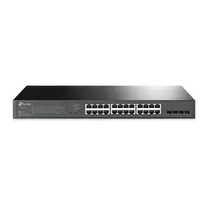 TP-Link TL-SL2428P JetStream 24-Port Gigabit + 24-Port 10/100Mbps Smart Switch with 24-Port PoE+