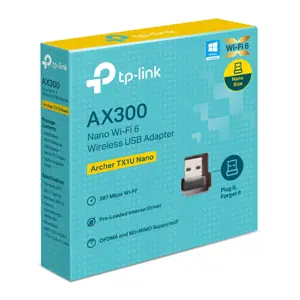TP-Link Archer TX1U Nano AX300 Nano Wi-Fi 6 Wireless USB Adapter