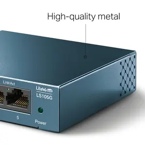 TP-Link LS105G 5-Port Gigabit Unmanaged Switch - Metal Casing
