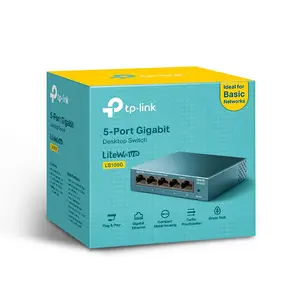TP-Link LS105G 5-Port Gigabit Unmanaged Switch - Metal Casing