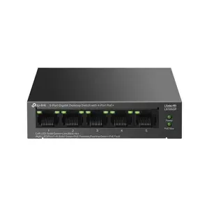 TP-Link LS105GP 5-Port Gigabit Desktop Switch with 4-Port PoE+