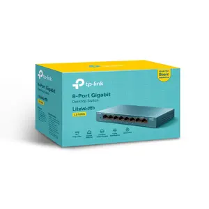 TP-Link LS108G 8-Port Gigabit Unmanaged Switch - Metal Casing