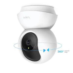 TP-Link Tapo C210 Pan/Tilt Home Security Wi-Fi Camera, 2K ( 3MP ) High-Definition Video, Two-Way Audio, Motion Detection, Advanced Night Vision
