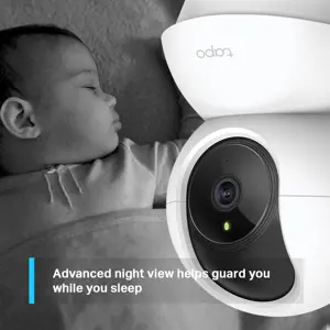 TP-Link Tapo C210 Pan/Tilt Home Security Wi-Fi Camera, 2K ( 3MP ) High-Definition Video, Two-Way Audio, Motion Detection, Advanced Night Vision