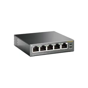 TP-Link TL-SG1005P 5-Port Gigabit Desktop Switch with 4-Port PoE | QoS Support, IGMP Snooping