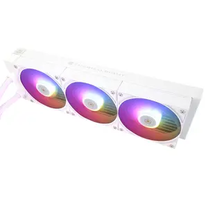 Thermalright Grand Vision 360 ARGB AIO 360mm Liquid CPU Cooler, 3.4-Inch IPS LCD Screen with 480x480 Resolution, Upto 6400RPM Pump Rated Speed - White