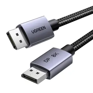 UGREEN 25906 8K@60Hz DisplayPort 1.4 Cable , VESA Certified, Braided, 4K@240Hz, 32.4Gbps, HDCP 2.2, HDR, 3M Length