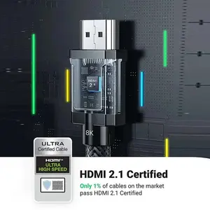 UGREEN 45434 HDMI 2.1 Cable 8K@60Hz HDMI Cable, 48Gbps, Dolby Atmos, eARC, 5 Metres | Black