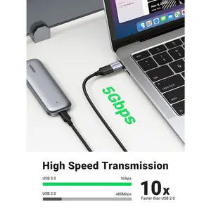UGREEN 50283 USB C Male to USB 3.0 Female with Lanyard