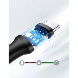 UGREEN 60118 USB A to USB Type C Cable, 480Mbps Data Transfer Rate, Qualcomm 3.0 Quick Charge, Max 5V 3A Power Output, 2m Cable Length