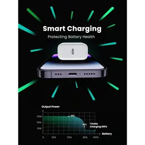 UGREEN 60449 20W USB C Charger PD 3.0 Fast Charger (White) US Plug