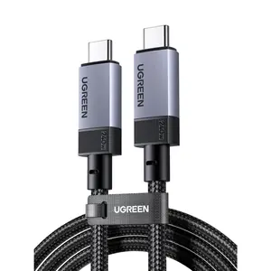 UGREEN 65175 USB C to USB C USB 4 Gen3 Cable, 240W Charging, 40Gbps Data Transfer, 8K 60Hz Video Output, 1M Length