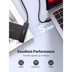 UGREEN 70609 USB 3.0 to SATA Adapter, 2.5 Hard Drive Reader, SATA to USB Cable