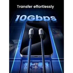 UGREEN USB C to USB C 3.2 Gen 2 Cable, 240W PD Charging, 4K Video Output, 10Gbps Data Transfer, 1M Length | 80150