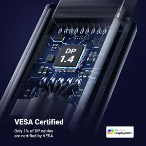 UGREEN 80393 DisplayPort 1.4 Cable, 8K@60Hz, 4K@240Hz, VESA Certified, 3M