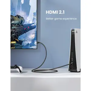 UGREEN 80404 8K HDMI Cable 2.1 48Gbps Ultra High Speed Braided HDMI Cable, 3M | Black