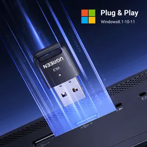 UGREEN 90225 Bluetooth 5.3 USB Adapter, Long Distance Communication, Windows 11/10/8.1 Compatible