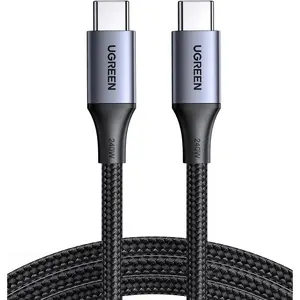 UGREEN 90440 240W USB C to USB C Cable, PD 3.1 Fast Charging, Double Nylon Braided, 2M
