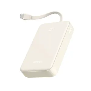 UGREEN Nexode 20000mAh 20W Power Bank with Built-in USB-C Cable, Smart LED Display, Advanced Safety Protection