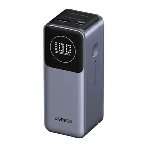UGREEN Nexode Pro 12000mAh 100W Power Bank, 65W Rapid Recharging, Smart Digital Display, Safe Charging