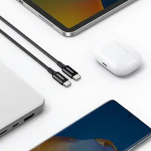 UGREEN 100W USB-C to USB-C PD Fast Charging Cable, Density Nylon Braided Exterior, 1M Cable Length | 15275